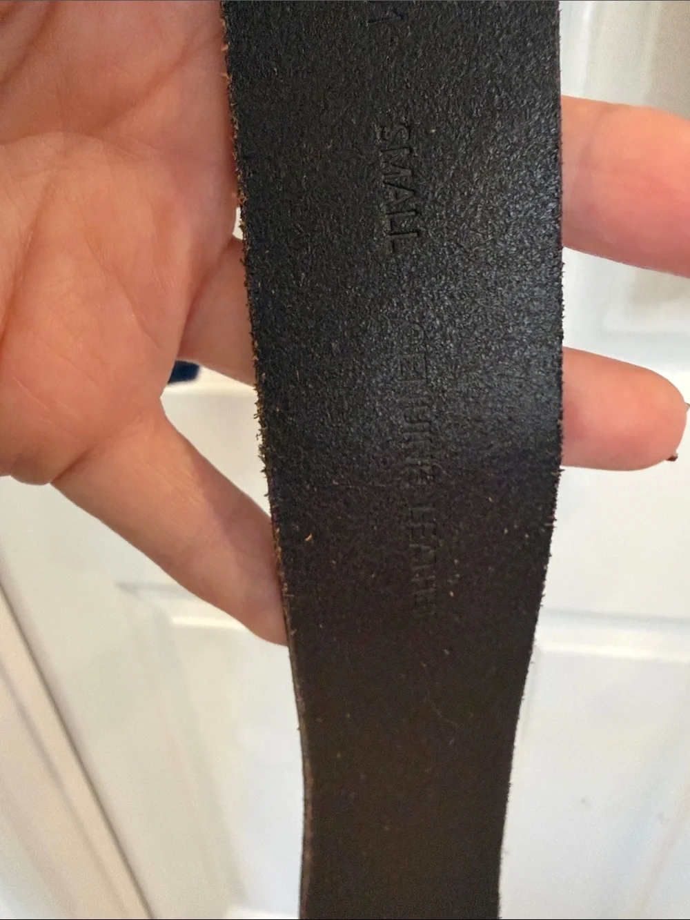 Michael Kors Brown Leather Belt with Gold O-Ring